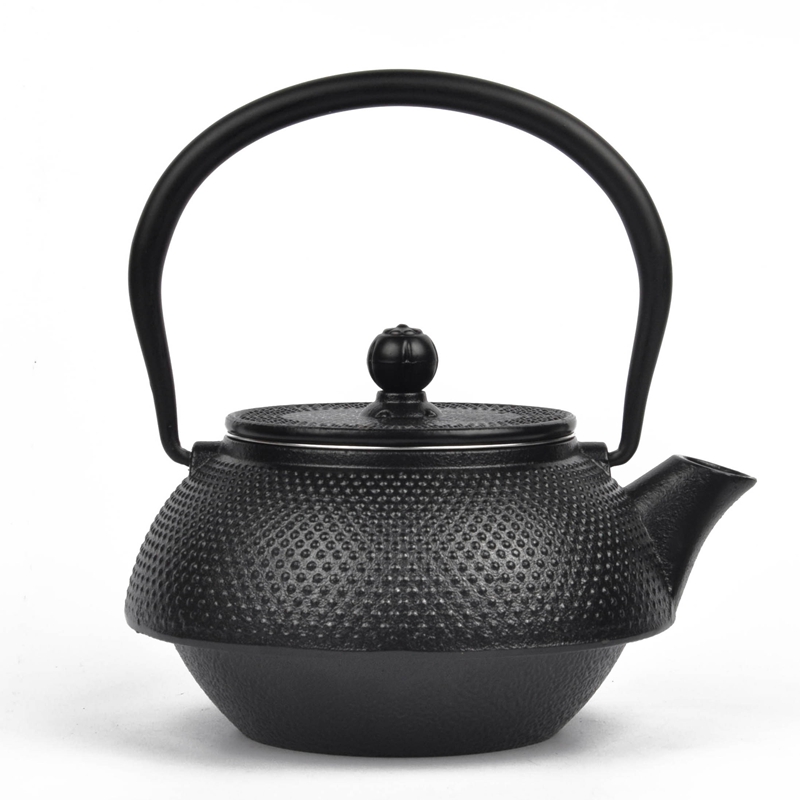 Enamel Coated Cast Iron Tea Kettle Teapot in Black 1000ml Buy enamel